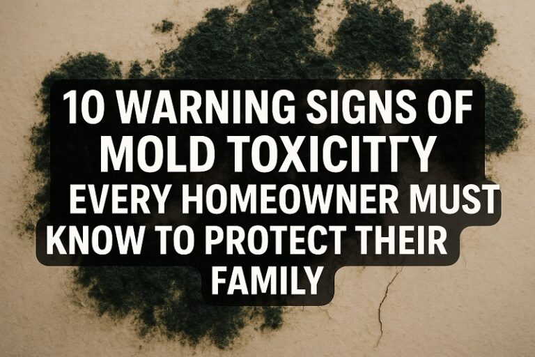 10 Warning Signs of Mold Toxicity You Should Never Ignore