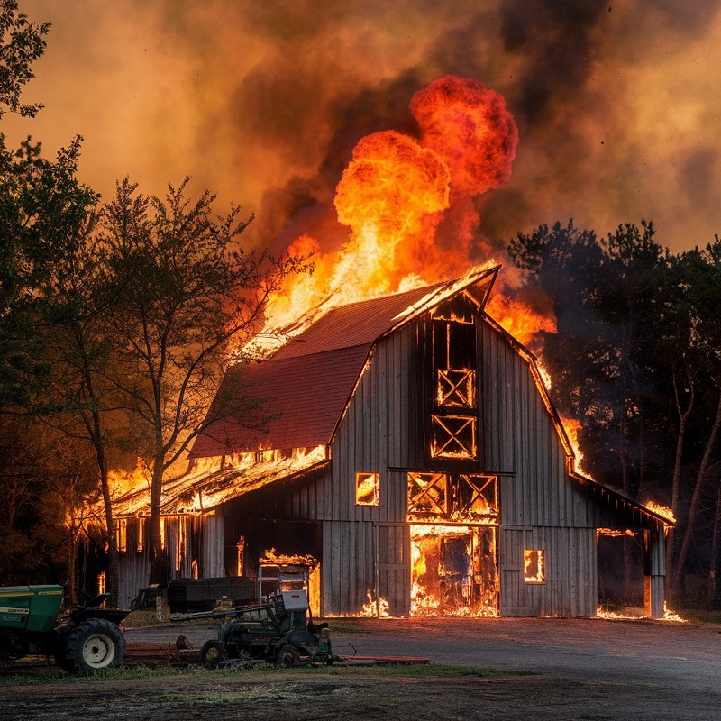 Barn Fire Risks Are Rising with Droughts: What Farmers and Communities Must Know