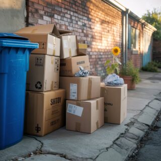 How to Dispose of Cardboard Boxes Responsibly