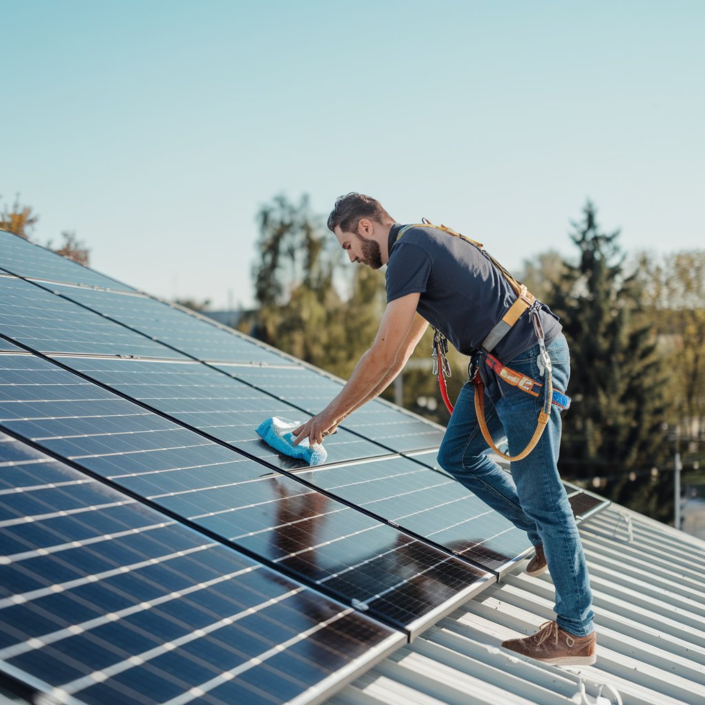 How to Clean Solar Panels the Right Way (2025 Guide)