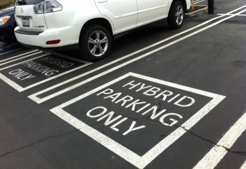 Hybrid Only Parking