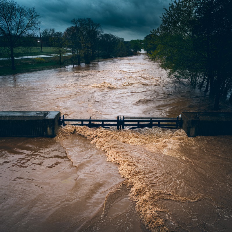 Ohio River Water overflow