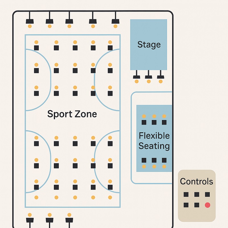 Sample Layout for a Multi-Purpose Room