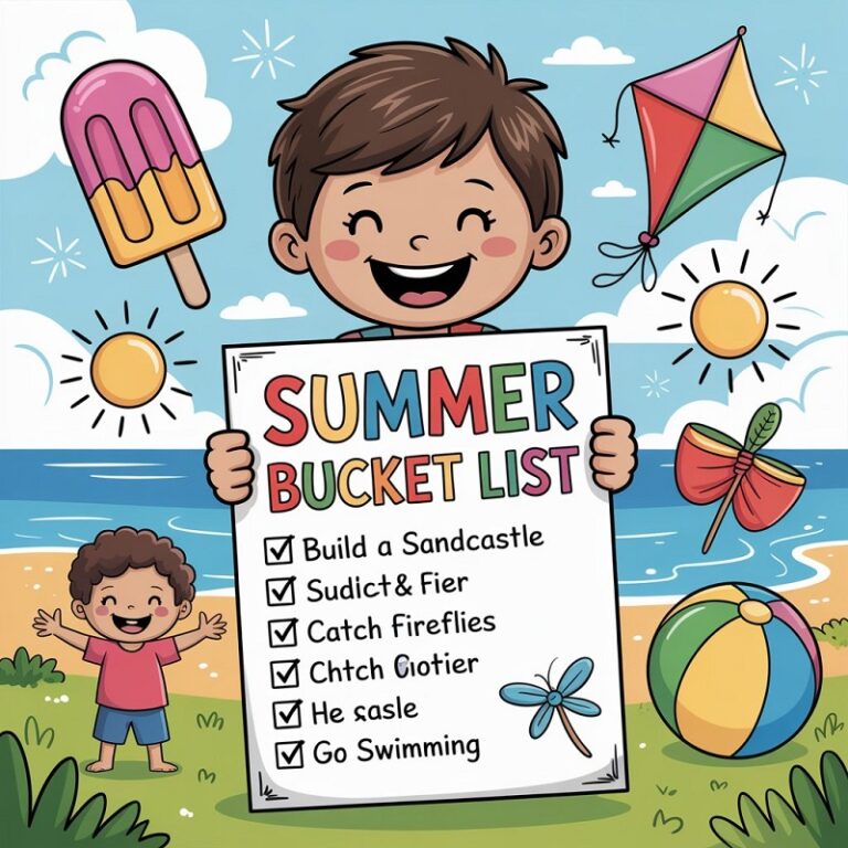 Summer Bucket List For Kids: 50 Nature Activities