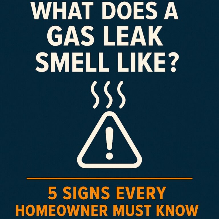 What Does a Gas Leak Smell Like