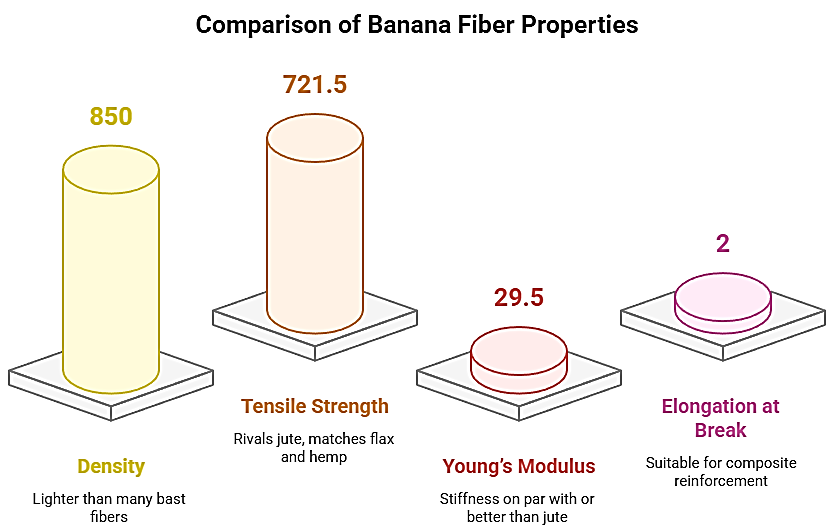 comparison positions banana fiber as a strong contender for diverse applications